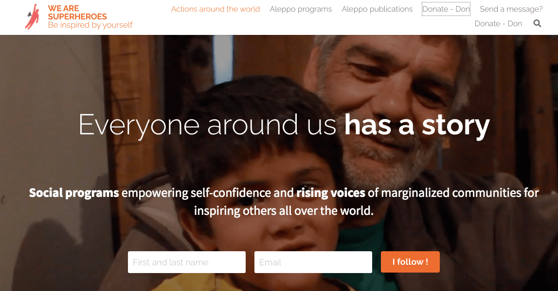 A nonprofit website built on Strikingly for an organization that empowers social programs A nonprofit website built on Strikingly for an organization that empowers social programs